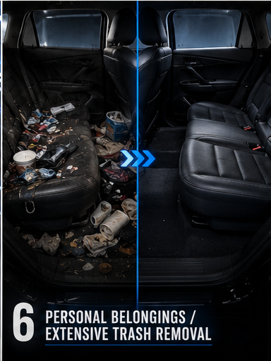 Personal Belongings / Extensive Trash Removal
