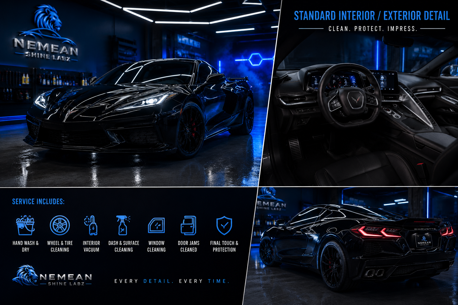 Standard Interior & Exterior Detail